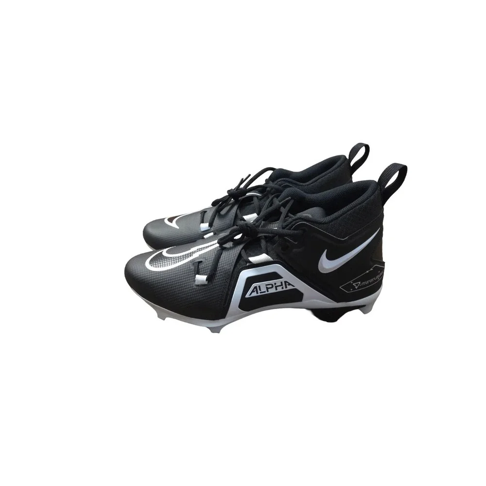Nike Mens 12.5 WIDE Alpha Menace Pro 3 PE Mid‎ Football Cleats Black DH3292-001
